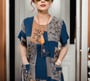 Vestido Soltinho Antonella™ Estilo Barroco / Celebre a Vida com Leveza e Estilo!
