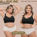 Sutiã Modelador Lux Comfort Sem Costura [COMPRE 1 LEVE 2] + BRINDES