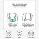 Sutiã Modelador Lux Comfort Sem Costura [COMPRE 1 LEVE 2] + BRINDES