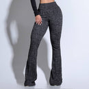 Calça Modeladora Flare Cós Alto Mescla