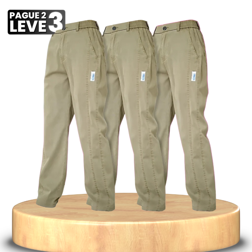 Calça Feminina Aurora em Malha de Seda Gelo e Poliéster - [Pague 2, Leve 3] + 2 Brindes!