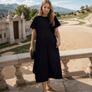 Vestido Despojado Alice™ em Algodão Soft  / Caimento Soltinho e Conforto para o seu Dia a Dia!