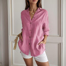 Kit 3 Camisas Ibiza em Linho de Algodão – Design Semi Plissado